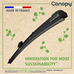 Wiper blade Canopy VAL583988 flat 650mm (1 pcs) front with spoiler_4