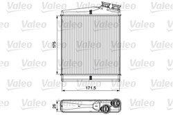 Heat Exchanger, interior heating VAL811512