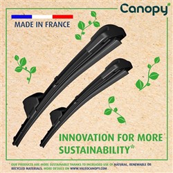 Wiper blade Canopy VAL583911 flat 600mm (1 pcs) front with spoiler_4