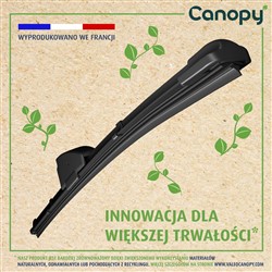Pióro wycieraczki Canopy VAL583913 bezszkieletowe 650mm (1 szt.) przód ze spojlerem_5