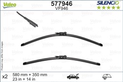 Wiper blade Silencio VAL577946 jointless 580/350mm (2 pcs) front with spoiler
