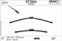 Wiper blade Silencio VAL577954 jointless 700/650mm (2 pcs) front with spoiler_0