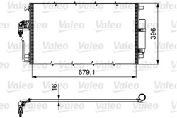 Air conditioning condenser VAL814374
