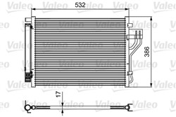 Air conditioning condenser VAL814494