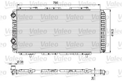 Variklio radiatorius VALEO VAL230997