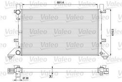 Variklio radiatorius VALEO VAL231605