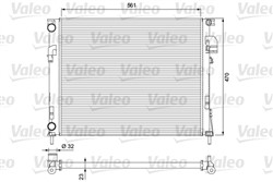 Variklio radiatorius VALEO VAL232853