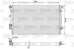 Variklio radiatorius VALEO VAL232872