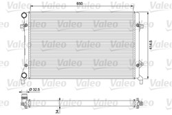 Variklio radiatorius VALEO VAL234335