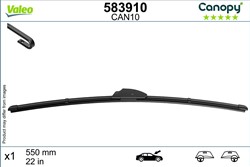 Wiper blade Canopy VAL583910 jointless 550mm (1 pcs) front with spoiler_2
