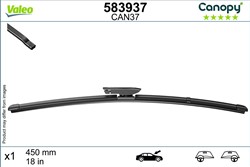 Wiper blade Canopy VAL583937 jointless 450mm (1 pcs) front with spoiler_2