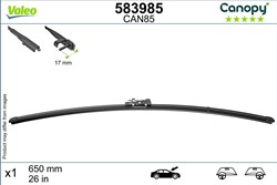 Wiper blade Canopy VAL583985 jointless 650mm (1 pcs) front with spoiler_2