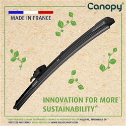 Wiper blade Canopy VAL583960 jointless 550mm (1 pcs) front with spoiler_4