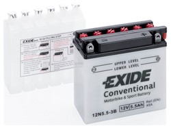 Akumulators EXIDE 12N5.5-3B EXIDE 12V 5,5Ah 45A (135x60x130)_3