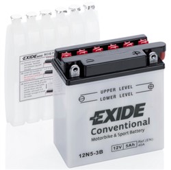 Akumulator motocyklowy EXIDE 12N5-3B EXIDE 12V 5Ah 40A P+_3
