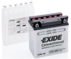 Akumulator motocyklowy EXIDE 12N9-3B EXIDE 12V 9Ah 85A P+_3