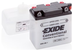 Akumulators EXIDE 6N6-3B-1 EXIDE 6V 6Ah 40A (98x56x110)_3