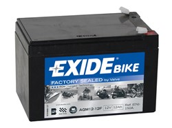 Мото-акумулятор готовий до використання EXIDE AGM12-12F EXIDE_3
