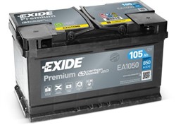 Akumulators EXIDE PREMIUM EA1050 12V 105Ah 850A (315x175x205)_3
