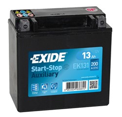 Akumulators EXIDE AGM; AUXILIARY EK131 12V 13Ah 200A (150x90x145)_3