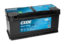 Akumulators EXIDE START&STOP EFB EL1050 12V 105Ah 950A (392x175x190)_3