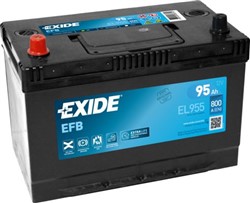 Akumulators EXIDE START&STOP EFB EL955 12V 95Ah 800A (306x173x222)_3