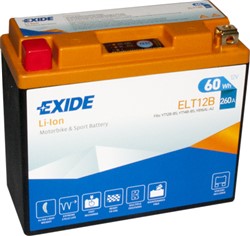 Akumulator motocyklowy EXIDE ELT12B EXIDE 12V 5Ah 260A L+_3