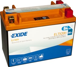 Akumulator motocyklowy EXIDE ELTX20H EXIDE 12V 7Ah 380A L+_3