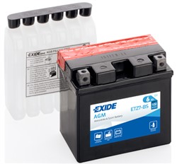 Akumulators EXIDE YTZ7-BS EXIDE 12V 6Ah 100A (113x70x105)_3