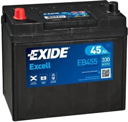 Akumuliatorius EXIDE EB455 12V 45Ah 330A K+_1