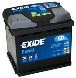 Akumuliatorius EXIDE EB501 12V 50Ah 450A K+_1
