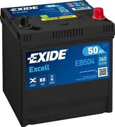 Akumulators EXIDE EXCELL EB504 12V 50Ah 360A (200x173x222)_3