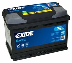 Akumulators EXIDE EXCELL EB741 12V 74Ah 680A (278x175x190)_3
