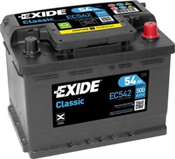 Akumulators EXIDE CLASSIC EC542 12V 54Ah 500A (242x175x175)_3