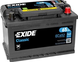 Akumulators EXIDE CLASSIC EC652 12V 65Ah 540A (278x175x175)_3