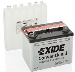 Akumulator motocyklowy EXIDE U1-9 EXIDE 12V 24Ah 240A L+