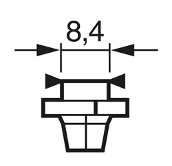 Żarówka deski rozdzielczej PBX4 (10 szt.) 12V 1,2W_6