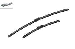 Wiper blade Aerotwin A414S jointless 650/400mm (2 pcs) front with spoiler_3