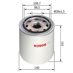 Air Dryer Cartridge, compressed-air system F 026 404 012