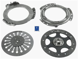 Complete clutch set (discs, separators, springs) (count of teeth 24; no release bearing) fits BMW 1100GS, 1100R, 1100RS, 850R