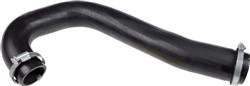 Intercooler hose (diameter 39/43mm, length 520mm, black) fits: FORD FIESTA V, FUSION 1.4D/1.6D 11.01-12.12