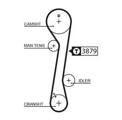 Timing belt GAT1457RM_0
