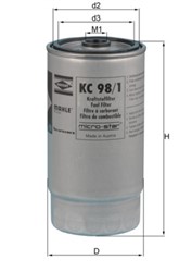 Degvielas filtrs KNECHT KC98/1_1