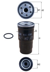 Filtr paliwa KC100D_2