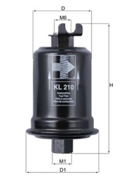 Degalų filtras KNECHT KL210_0