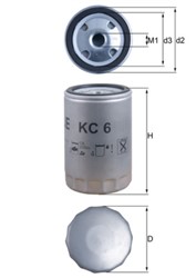 MAHLE Kütusefilter KC6_1