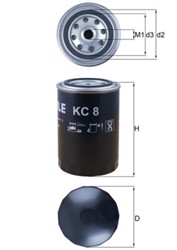 MAHLE Kütusefilter KC8_1