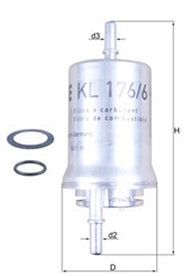 Filtr paliwa KL176/6D_3