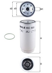 Degalų filtras KNECHT KC505D_0