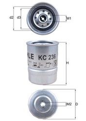 Filtr paliwa KC236_2